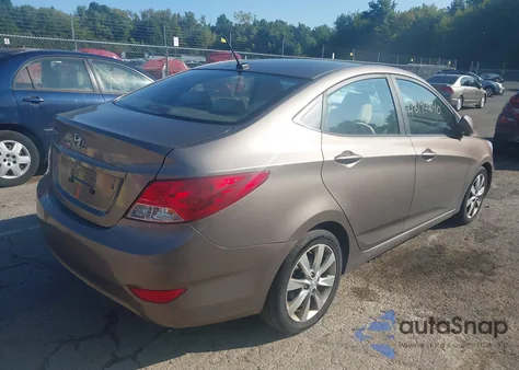 2012 Hyundai Accent Gls from USA, damaged, VIN KMHCU4AE2CU117686
